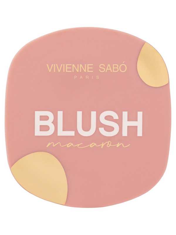 Матовые Румяна для лица Macaron, тон 03 нежно-розовый от Vivienne Sabo + 1