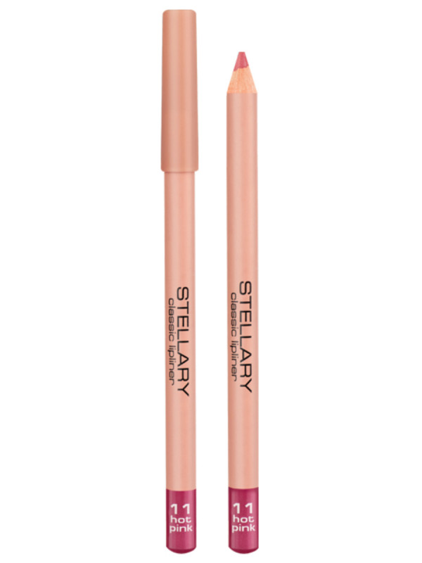 Карандаш для губ, тон 11 hot pink / ярко-розовый от Stellary + 1