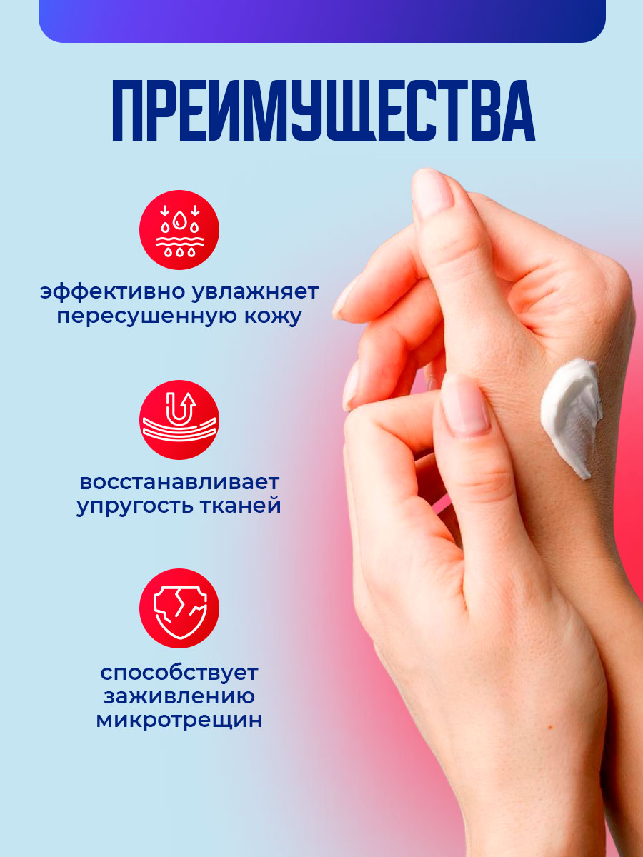 Питательный Крем-уход для рук Витамин F и пантенол 75мл от Novosvit + 3