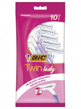 Станки для бритья Lady Twin одноразовые 10шт пакет