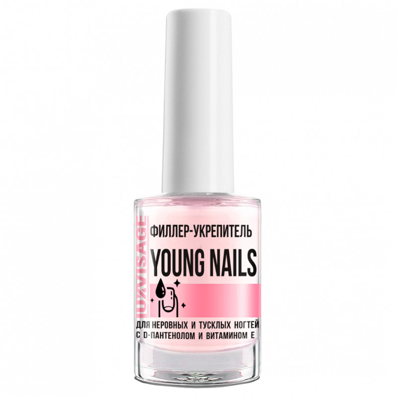 Филлер-укрепитель Young Nails для неровных и тусклых ногтей 9г от LuxVisage + 1