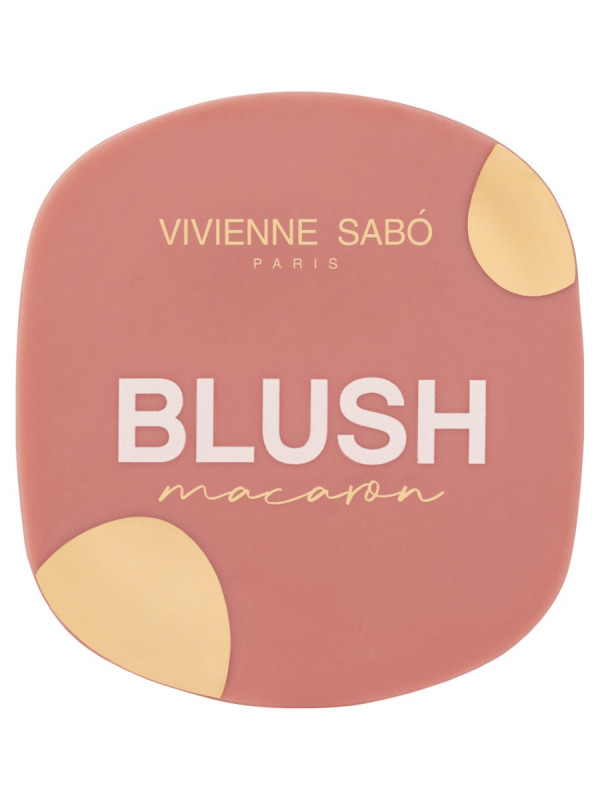 Матовые Румяна для лица Macaron, тон 04 натуральный розовый от Vivienne Sabo + 1