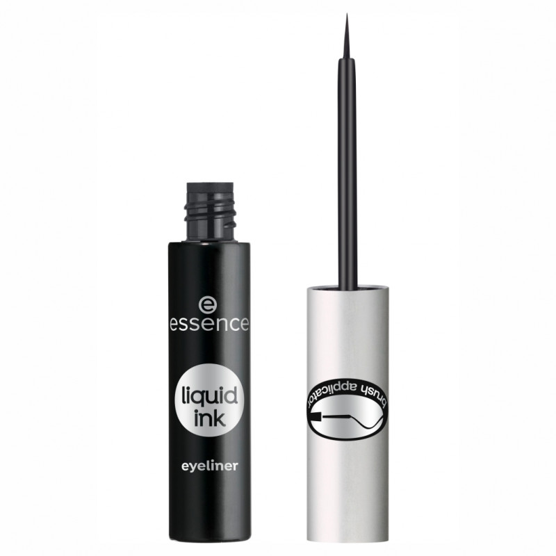 Подводка для глаз Liquid Ink черная от Essence + 1