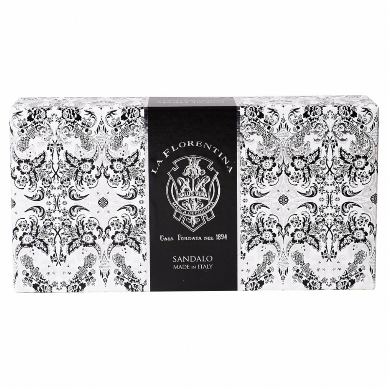 Мыло Дамасское кружево Сандал Damask Lace 3*150г от La Florentina + 1