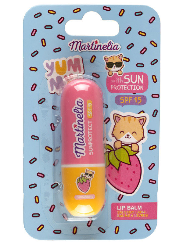 Yummy Бальзам для губ Клубника от Martinelia + 1