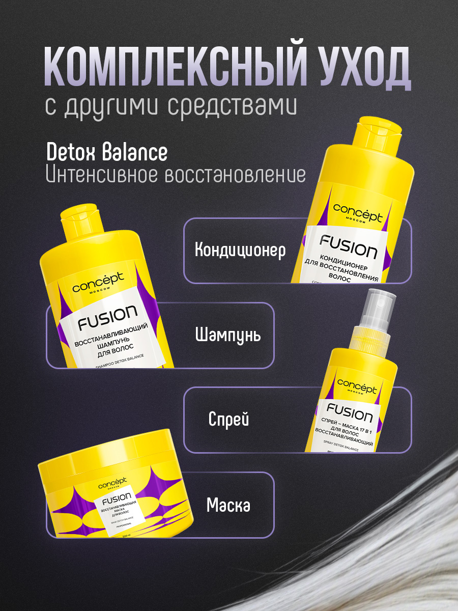 Кондиционер для восстановления волос Detox Balance 400мл от Concept Moscow + 10
