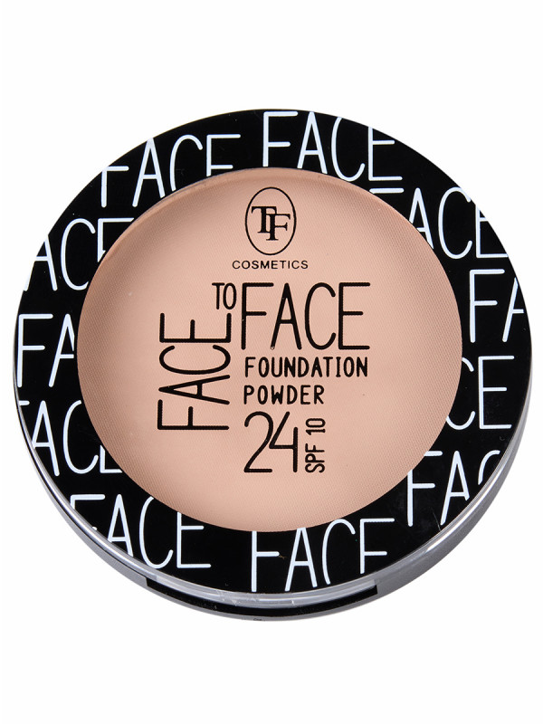 Пудра компактная тональная Face To Face, тон 22 фарфоровый от TF cosmetics + 1