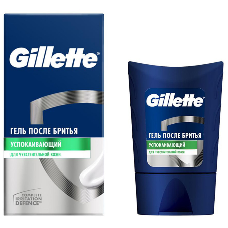 Гель после бритья Sensitive для чувствительной кожи 75мл  от Gillette + 1