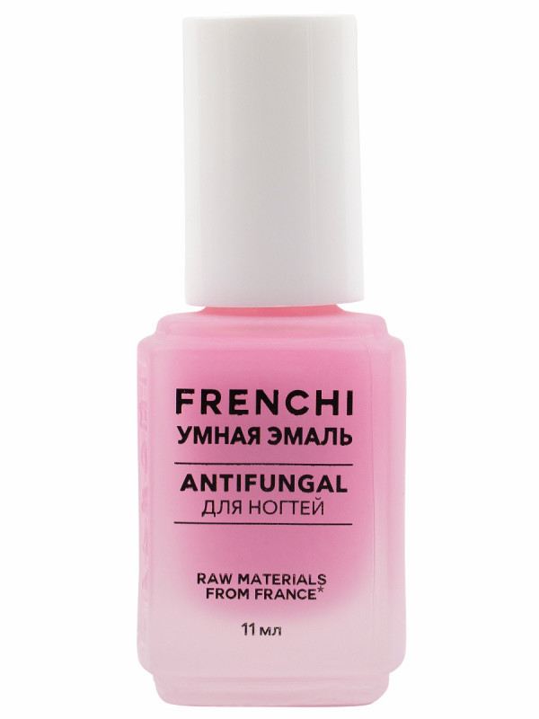 Лак для ногтей Antifungal, тон 02 молочно-розовый от Frenchi  + 1