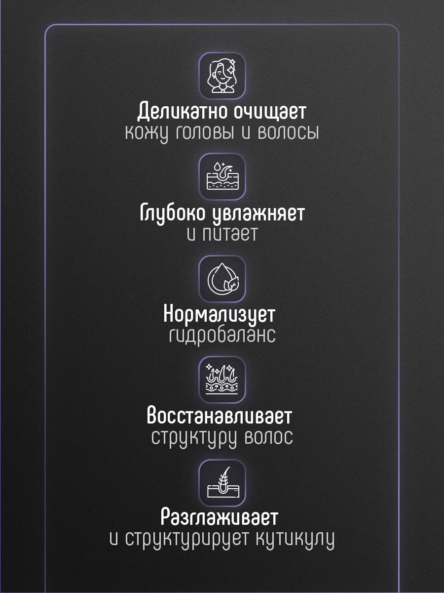 Шампунь для волос Увлажняющий Ultra Moist 1000мл от Concept Moscow + 4