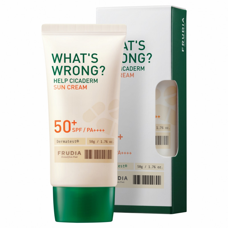 Солнцезащитный крем для чувствительной кожи SPF50+ PA++++ 50г от Frudia + 1