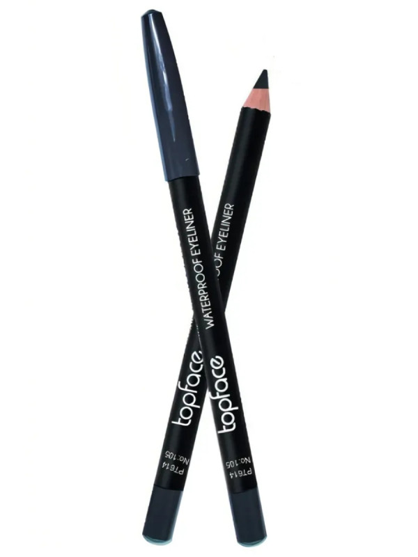 Карандаш для глаз водостойкий Waterproof Eyeliner, тон 105 Smoked от TopFace + 1