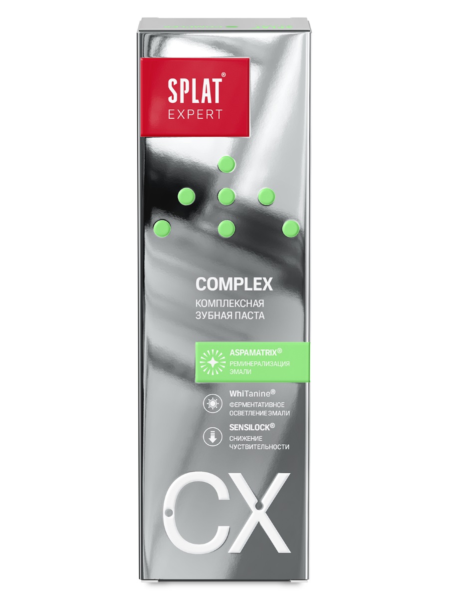 Expert Зубная паста комплексная Complex 75мл  от Splat + 2