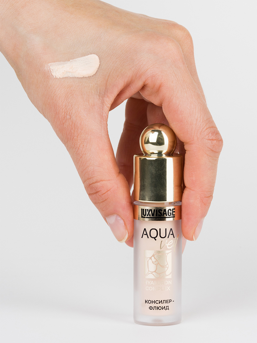 Консилер-флюид Aqua Veil Hyaluron Complex, тон 103 Nude от LuxVisage + 5