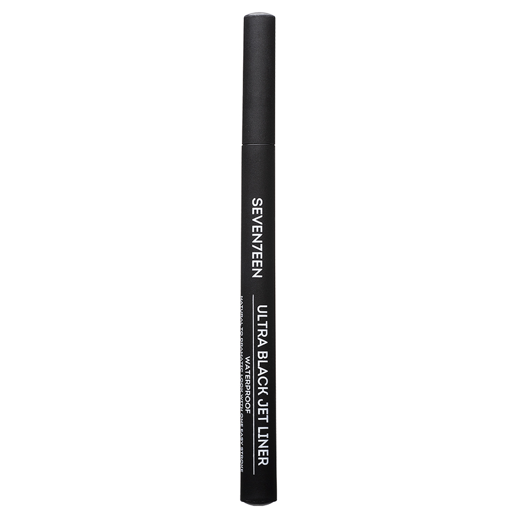Подводка-фломастер для глаз Ultra Black Jet Liner черный от Seventeen + 3