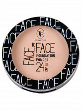 Пудра компактная тональная Face To Face, тон 20 слоновая кость