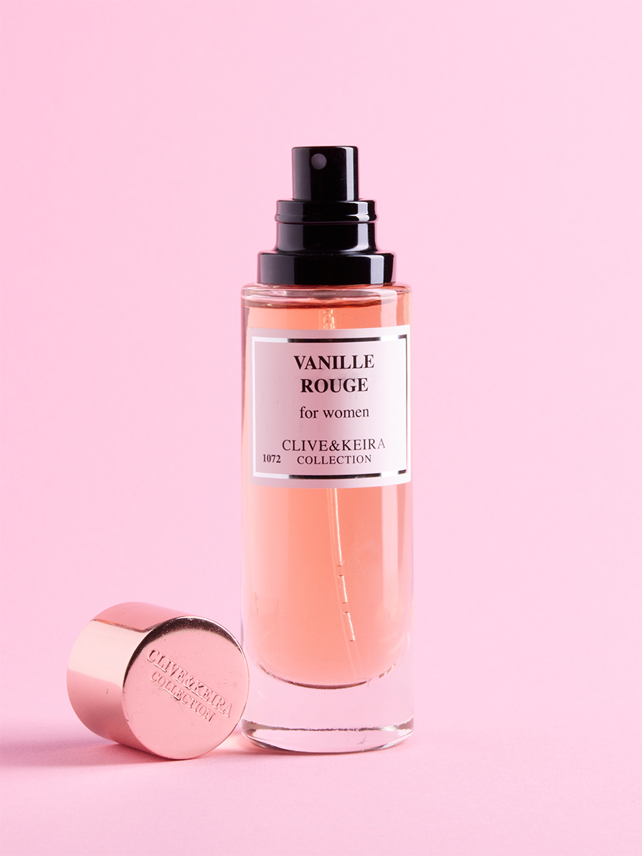 Парфюмерная вода женская №1072 Vanille Rouge 30мл от Clive&Keira + 4