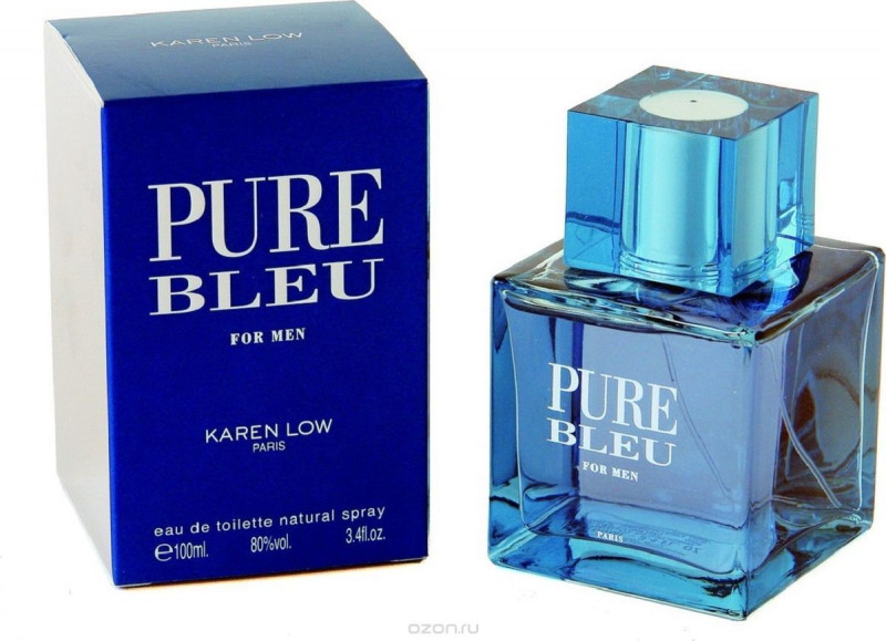 Туалетная вода мужская Pure Bleu 100мл  от Karen Low + 1