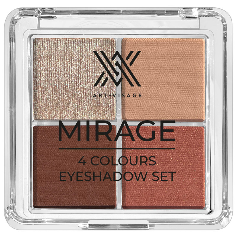 Палетка теней для век Mirage, тон 05 от Art-Visage  + 1