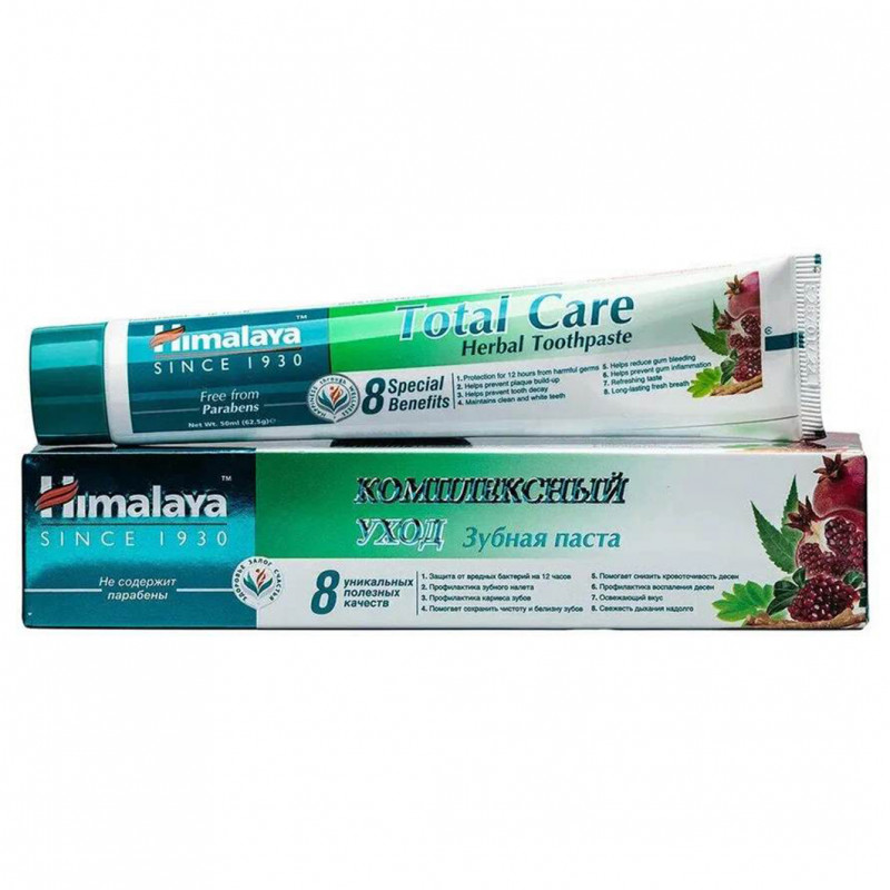 Зубная паста Комплексный уход Total Care 50мл от Himalaya Since 1930 + 1