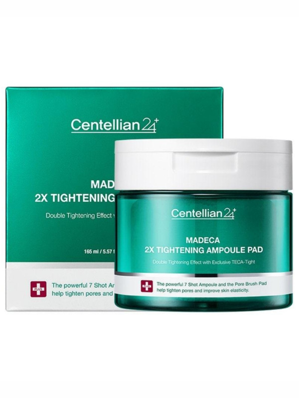 Пэды для лица подтягивающие Madeca Double Tightening Ampoule Pad 60шт от Centellian24 + 1