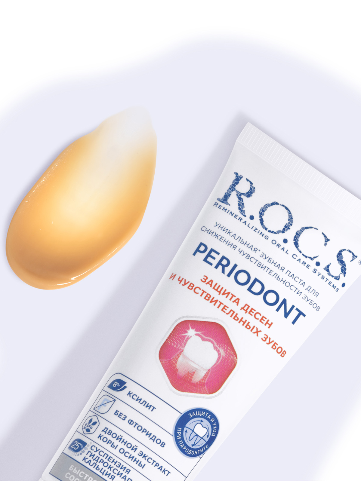 Зубная паста Periodont 94г от R.O.C.S. + 2