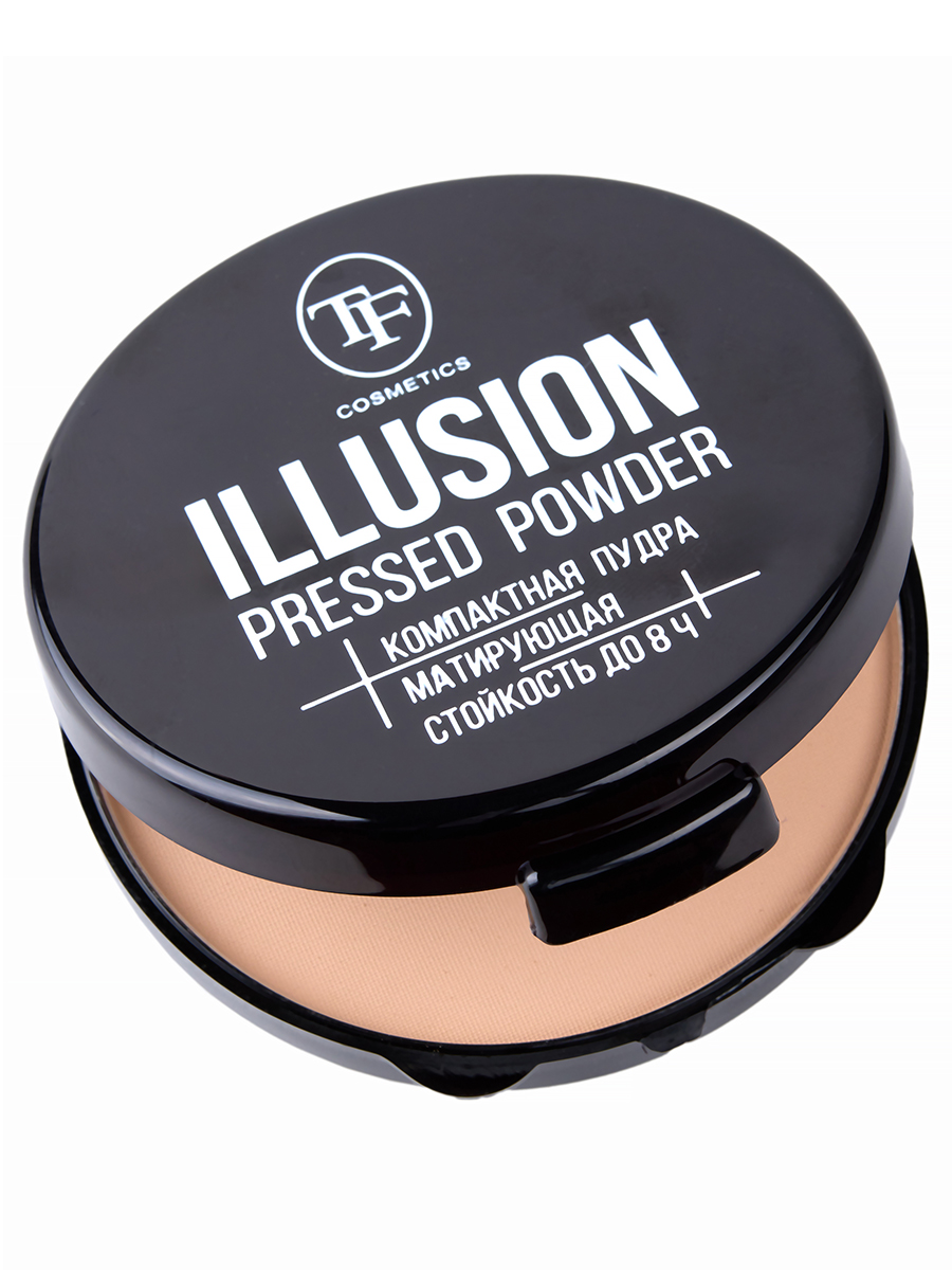 Пудра матирующая Illusion, тон 04 vanilla / базовый беж от TF cosmetics + 3