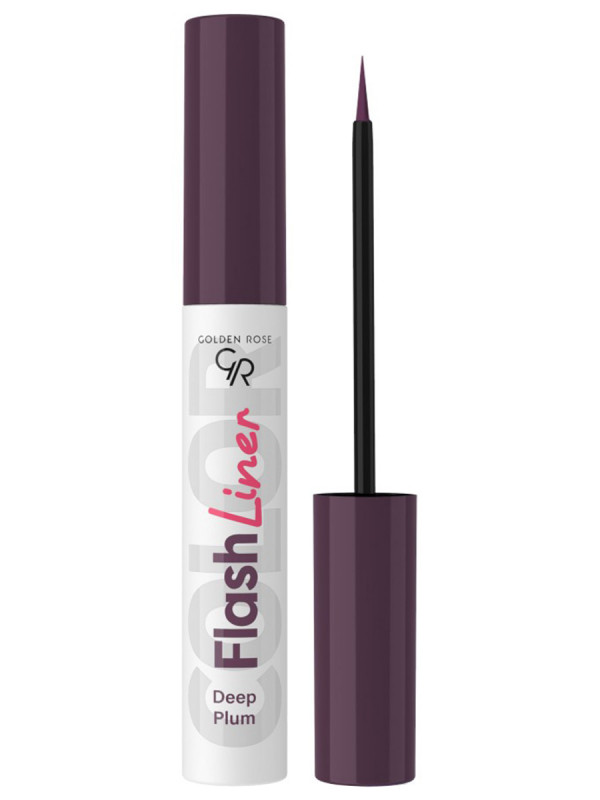 Подводка для глаз Flash Liner Colored, тон 109 deep plum / глубокий сливовый от Golden Rose + 1