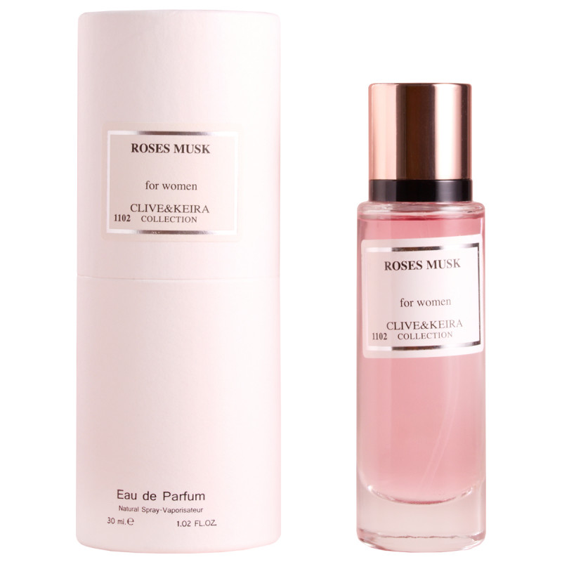 Парфюмерная вода женская №1102 Roses Musk 30мл  от Clive&Keira + 1