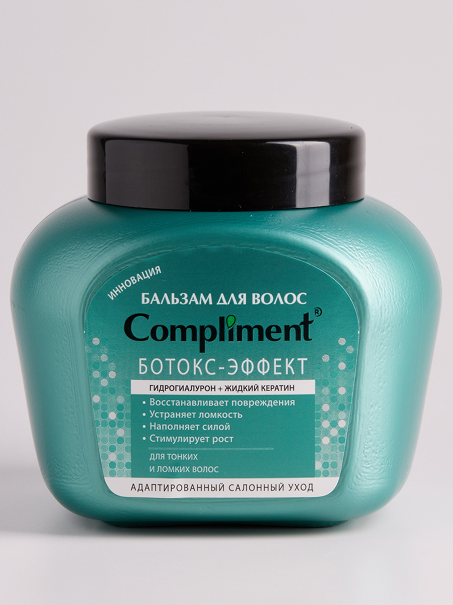 Бальзам Ботокс-эффект для тонких ломких волос 500мл от Compliment + 5