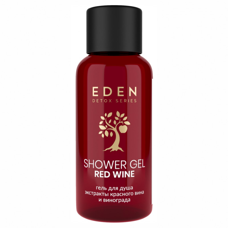 Detox Гель для душа Red Wine 30мл от EDEN + 1