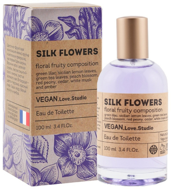 Туалетная вода женская Silk Flowers 100мл от VEGAN.Love.Studio + 1