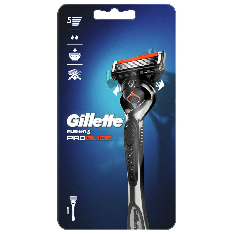 Станок для бритья Fusion Proglide Flexball + 1кассета от Gillette + 1