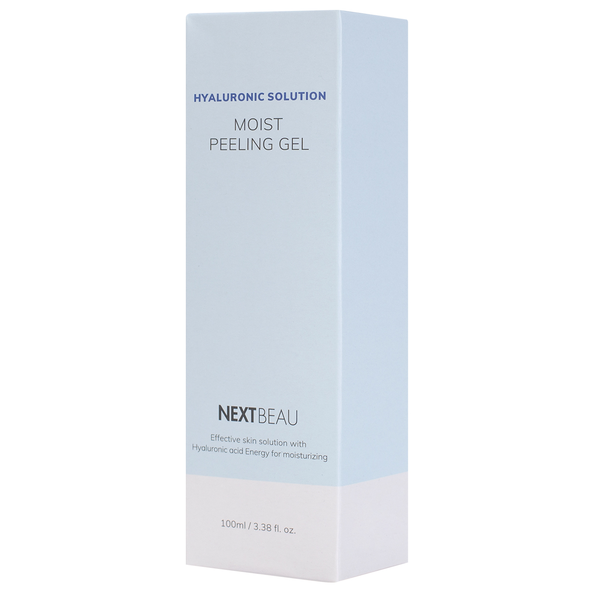 Гель увлажняющий отшелушивающий с гиалуроновой кислотой Hyaluronic Solution Moist Peeling Gel 100мл от Nextbeau + 3