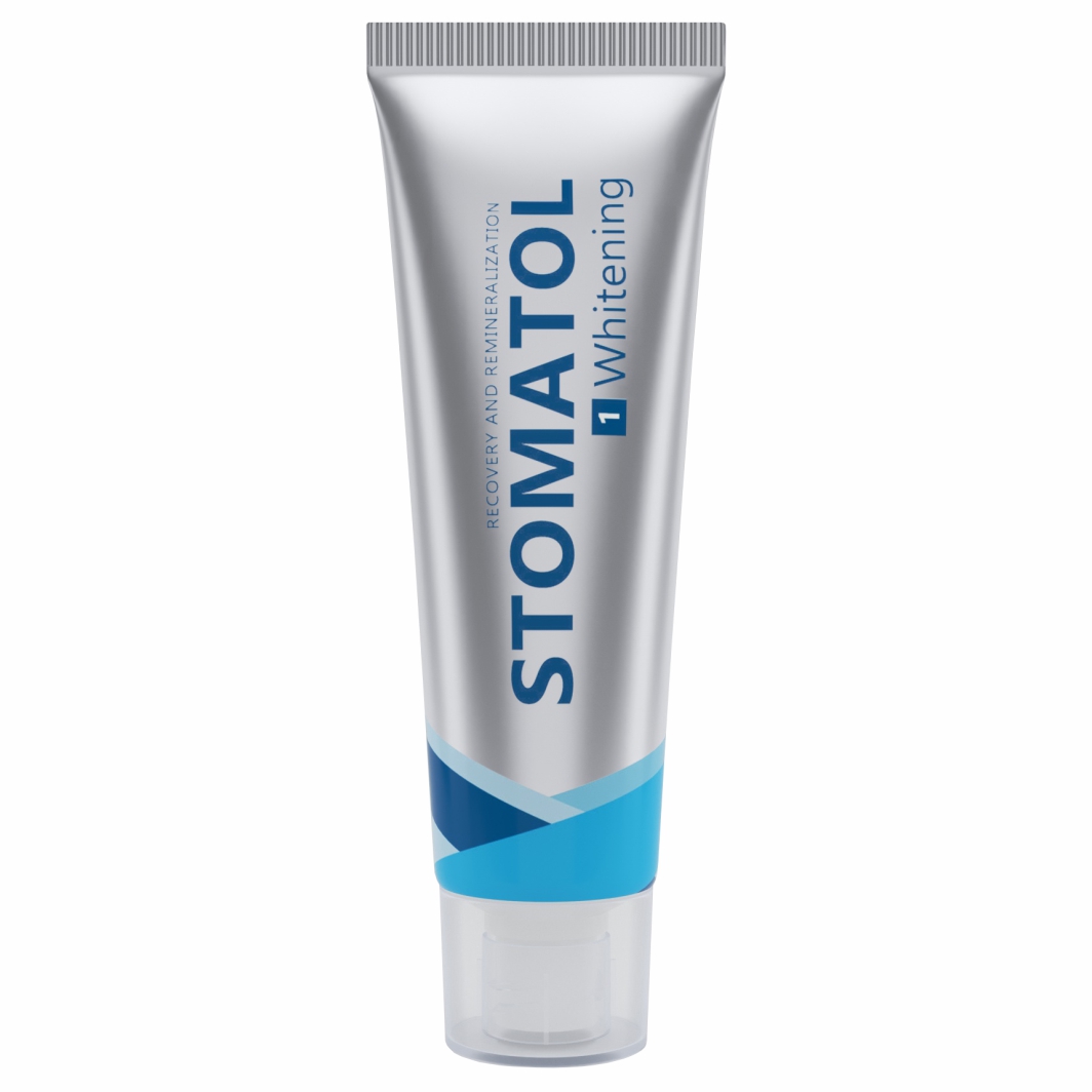 Зубная паста отбеливающая 1 Whitening 30г от Stomatol + 3