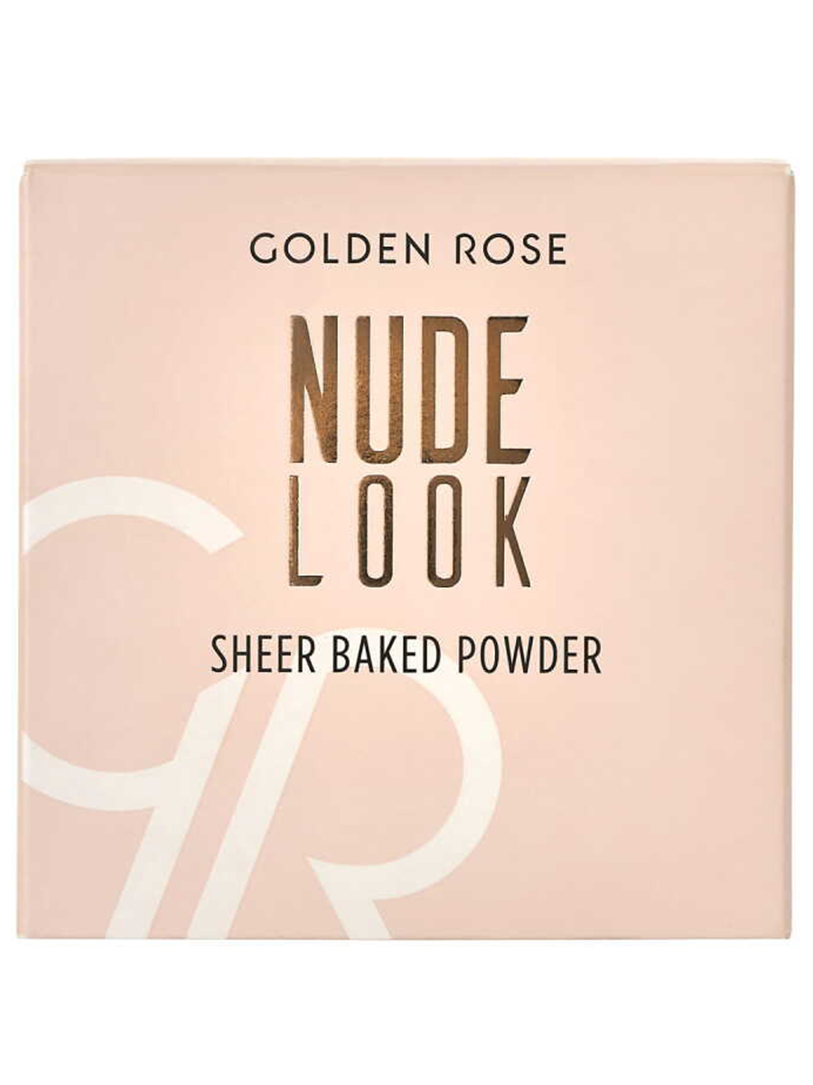 Пудра запеченная Nude Look Sheer Baked, тон nude glow от Golden Rose + 3
