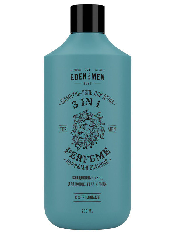 For Men Парфюмированный Шампунь-гель для душа 3в1 250мл от EDEN + 1