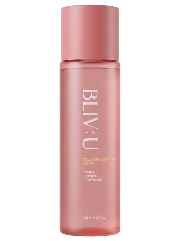 Коллагеновый увлажняющий Тонер для лица Collagen Bouncing Toner 200мл от BLIV:U + 1