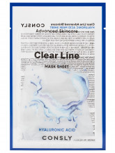 Clear Line Тканевая маска Глубоко увлажняющая с гиалуроновой кислотой 25мл