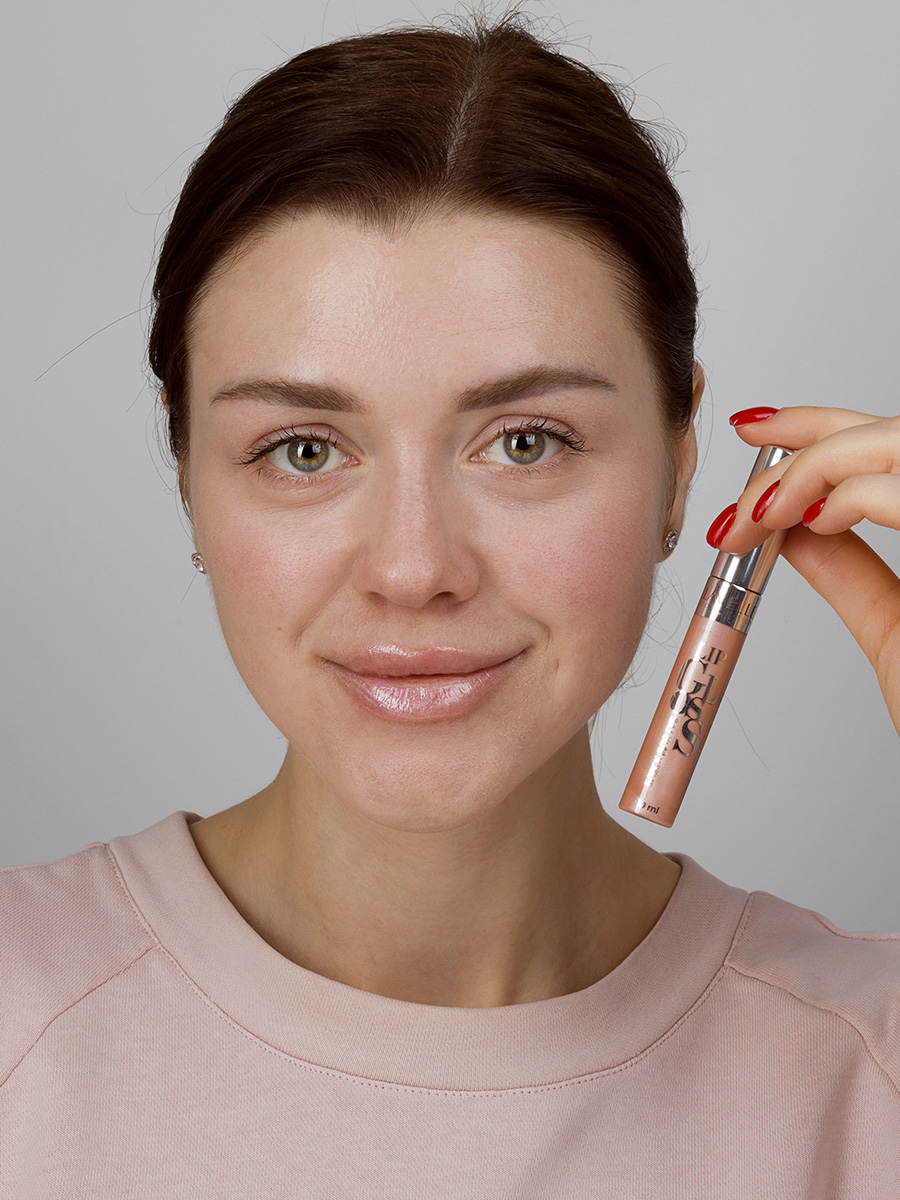 Блеск для губ Lip Gloss Silver, тон 45 карамельный искрящийся от LavelleCollection + 2