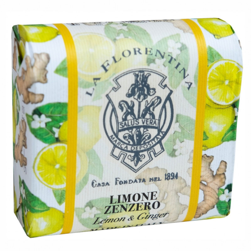 Мыло Лимон и имбирь Lemon & Ginger 106г от La Florentina + 1