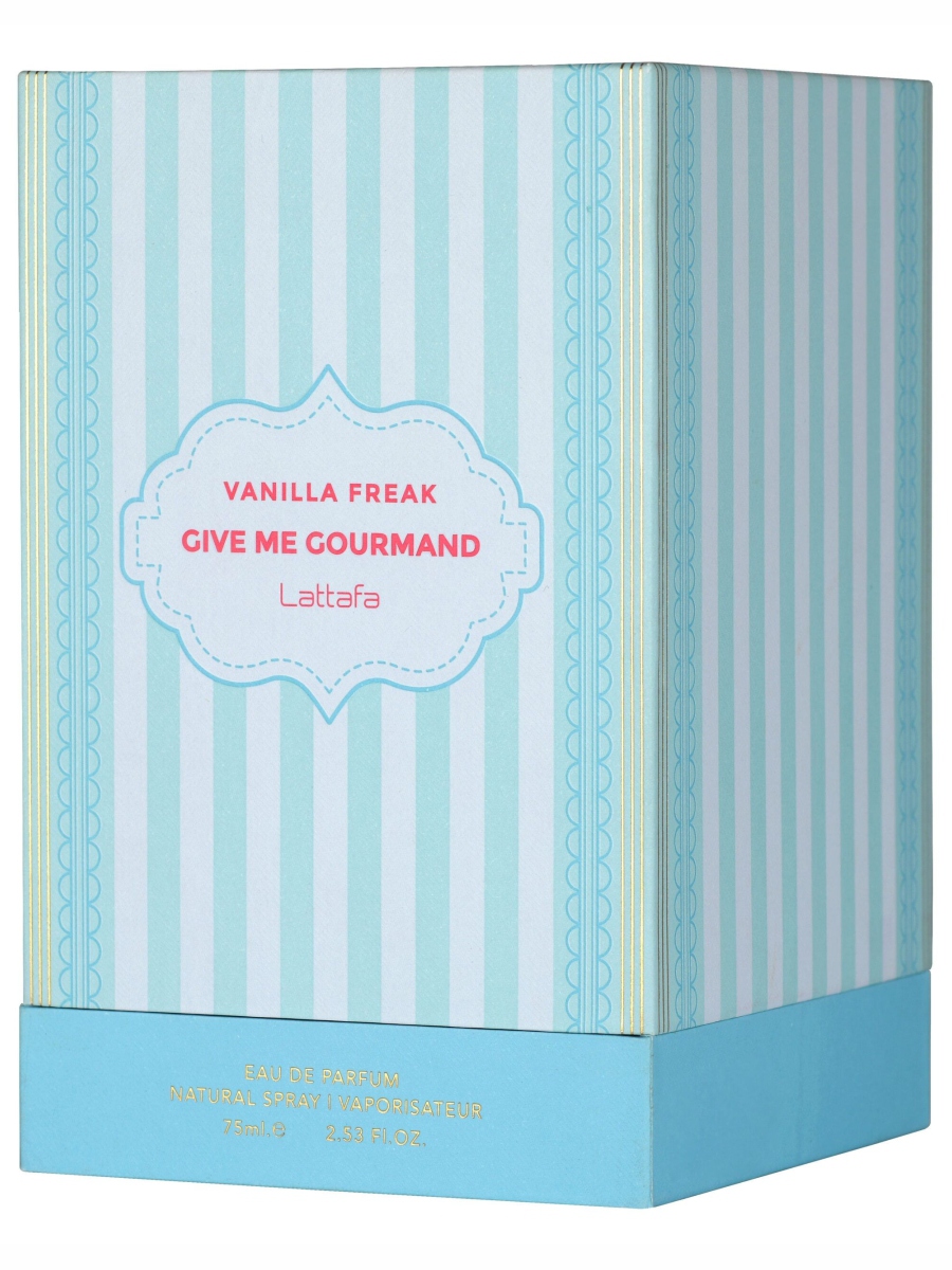 Парфюмерная вода женская Give Me Gourmand Vanilla Freak 75мл от Lattafa + 3