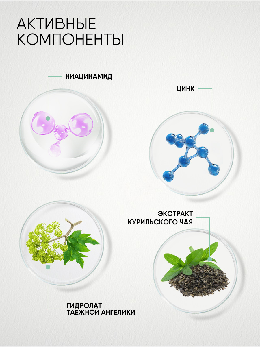 LAB Biome Маска для лица очищающая матирующая 75мл от Natura Siberica + 5