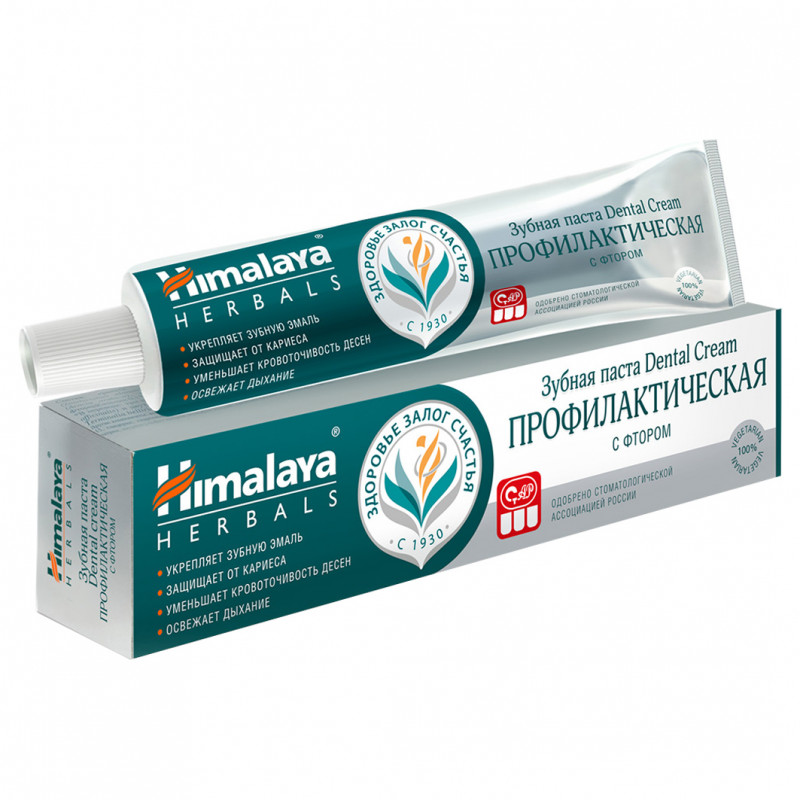 Зубная паста Профилактическая Dental Cream 100г от Himalaya Since 1930 + 1