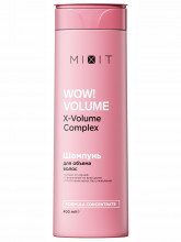 Шампунь для придания объема волосам WOW! Volume AHA & BHA Acids Shampoo 400мл