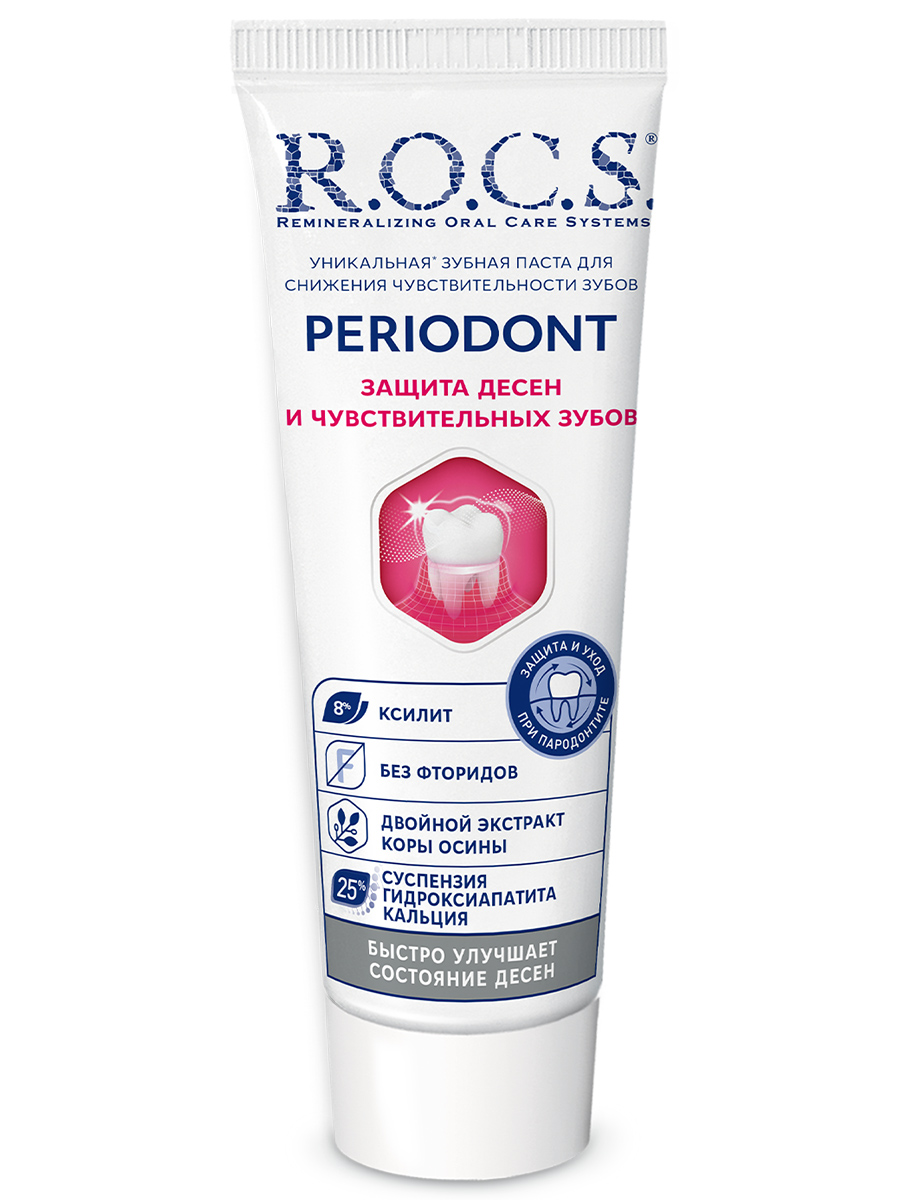 Зубная паста Periodont 94г от R.O.C.S. + 3