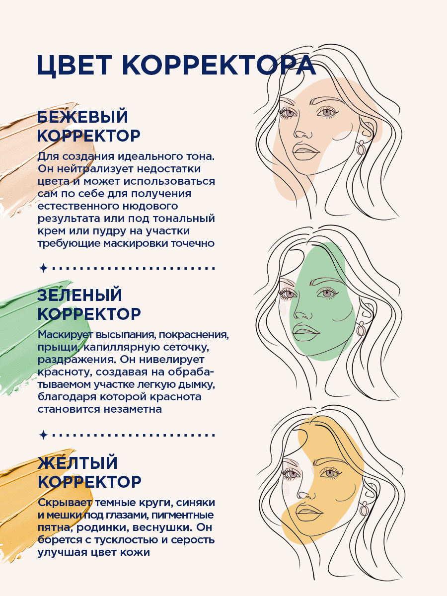 Корректор для лица высокопигментированный Spywear, тон 31 бежевый от SHU + 12