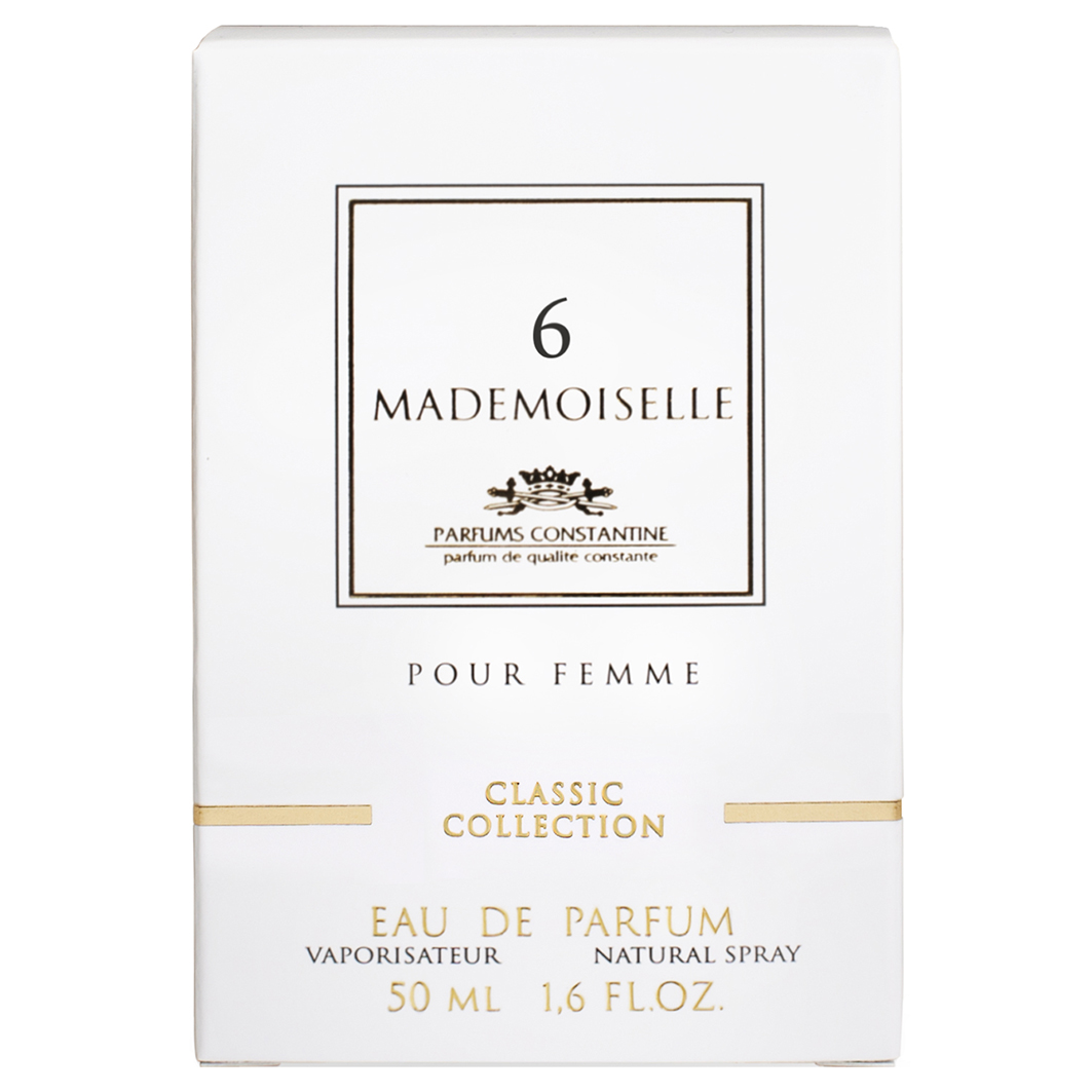 Сlassic Collection Парфюмерная вода женская Mademoiselle 6 50мл от Parfums Constantine + 3