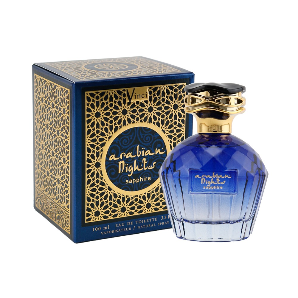 Туалетная вода женская Arabian Nights Sapphire 100мл от Vinci + 2