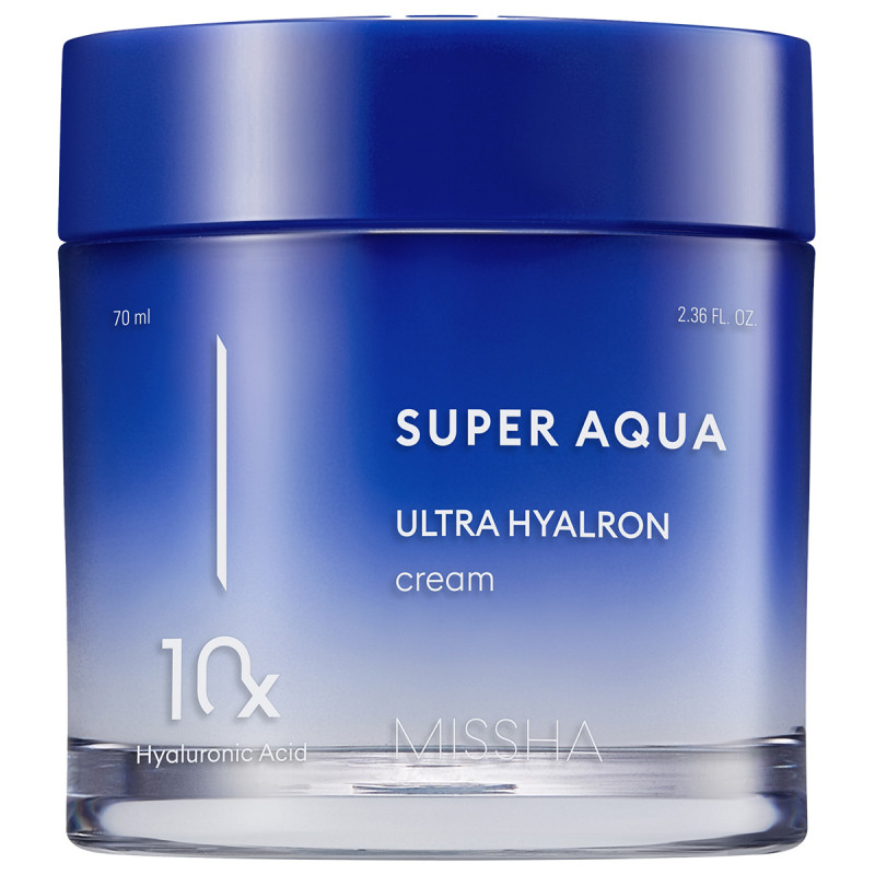 Увлажняющий Крем для лица Super Aqua Ultra Hyalron 70мл от Missha + 1